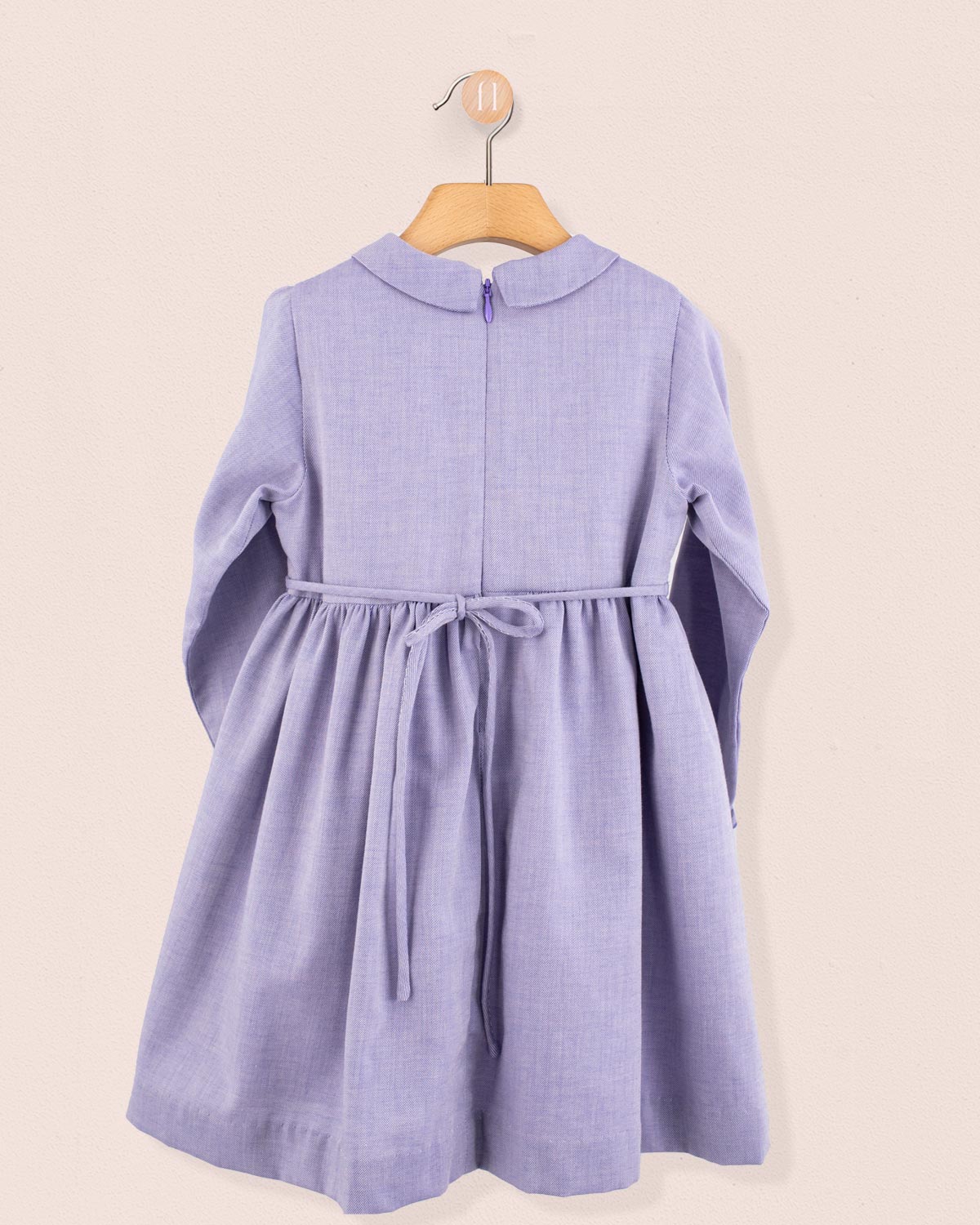 Rebecca Italian Violet Flannel Dress
